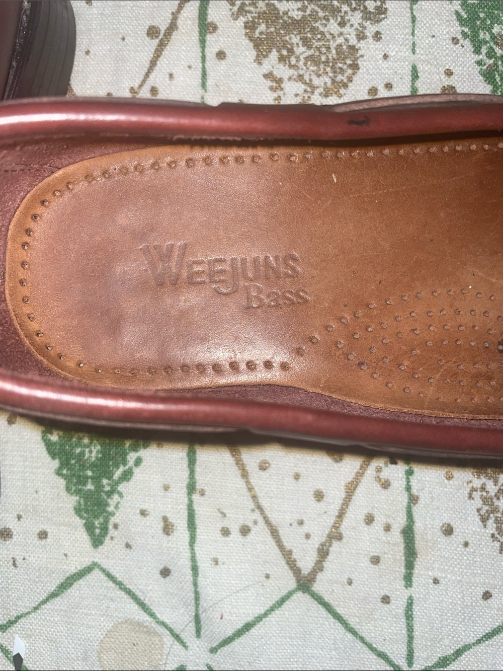BASS WEGUNS BROWN LOAFERS SLIP ONS SHOES SZ 6 Marietta - Picture 3 of 9